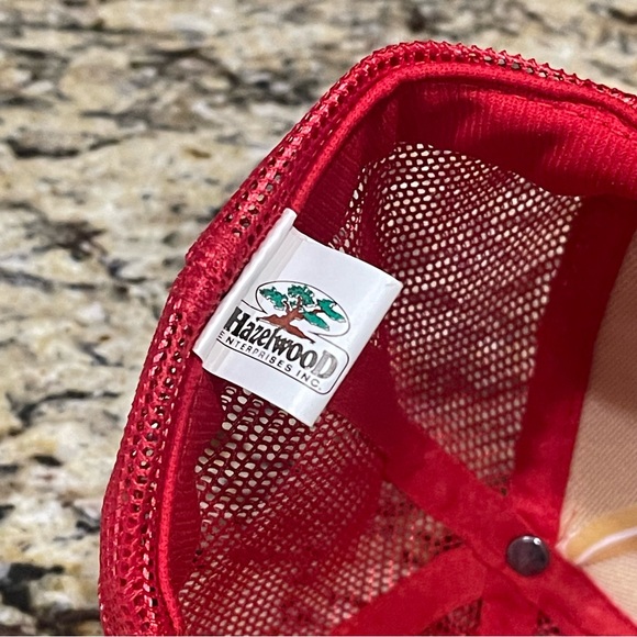 Vintage 80’s Rainbow Apple Computer TASSCC Rope Trucker Hat SnapBack EUC - Picture 8 of 12